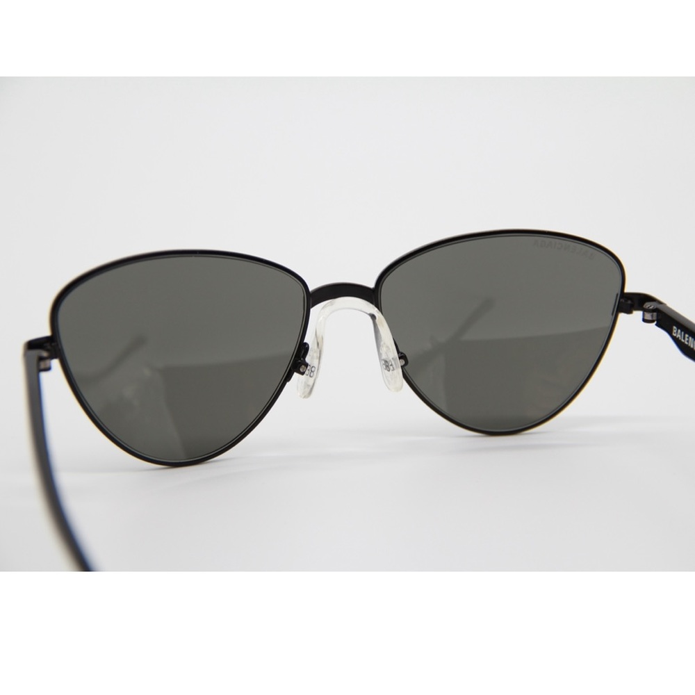 NEW BALENCIAGA BB0011S 001 BALCK SUNGLASSES - Picture 11 of 15